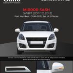 GUM-002 Mirror Sash Swift 2011-2013