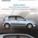 GVM-011 Wind Visor Getz 2005 Onwards