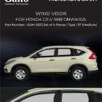 GVM-033 Wind Visor Honda CR-V 1998 Onwards