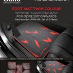 PFM-011 Foot Mat Twin Colour Perfumed Dzire 2017 Onwards