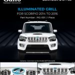 PIG-001 Illuminated Grill Scorpio 2014-2016