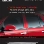PWF-003 Lower Window Garnish I-10 Grand 2014-2016