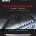 PWF-008 Lower Window Garnish Creta 2015-2017