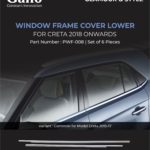 PWF-008 Lower Window Garnish Creta 2018 Onwards