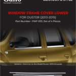 PWF-013 Lower Window Garnish Duster 2013-2015