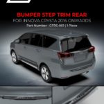 GFSR-001 Bumper Step Trim Rear Innova Crysta 2016 Onwards1