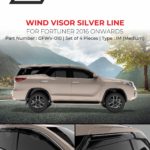 GFWV-010 Door Visor Fortuner 2016 Onwards