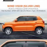 GFWV-027 Wind Visor Silver Line S-Presso 2019 Onwards