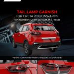 GFXH-001 Tail Lamp Garnish Creta 2018