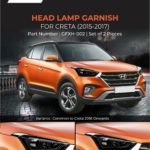 GFXH-002 Head Lamp Garnish Creta 2015-2017