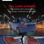 GFXM-001 Tail Lamp Garnish Dzire 2017