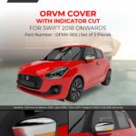 GFXM-003 ORVM Cover with Indicator Cut Swift 2018