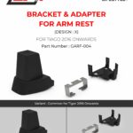 GFX_Brackets and Adapters for Armrest Tiago 2016